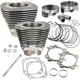 S&S CYCLE 9100469 S&S Cycle 124" Big Bore Cylinder Kit - Twin Cam - Gray 910-0469