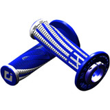 ODI H36EPUW Odi Grips - Emig - Pro - V2 - Blue/White H36Epuw