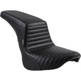 Le Pera Kickflip Seat - Pleated - Black - Softail '18-'23 Lyr-590Pt