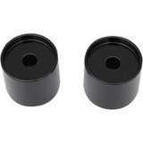 LA CHOPPERS LA741371B La Choppers Riser Extensions - 1" X 1-3/4" - Black La-7413-71B