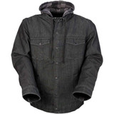 Z1R 2840-0076 Z1R Timber Denim Shirt - Black/Gray - Large