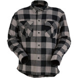 Z1R Duke Flannel Shirt - Gray/Black - 5Xl