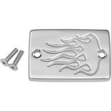 Baron Master Cylinder Cover - Smooth - Kawasaki - Chrome Ba-7676-03