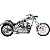 Cobra Speedster Swept Exhaust - Chrome - Vt1300 1233