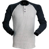 Z1R Waffle Long-Sleeve Shirt - Gray - 4Xl