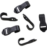 Parts Unlimited Cover Hooks - Black