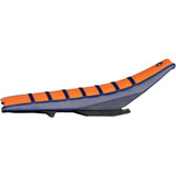 Flu Designs Inc. Pro Rib Seat Cover - Orange/Black 55505