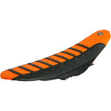 Flu Designs Inc. Pro Rib Seat Cover - Orange/Black - Ktm '16-'19 55507