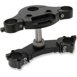 ARLEN NESS 20379 Arlen Ness 7&7 Raked Triple Tree - Black - 7 Rake 20-379