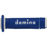 Domino Grips - Atv - Blue/White A18041C4648A7-0 Domino Grips - Atv - Blue/White A18041C4648A7-0