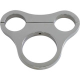 DRAG SPECIALTIES 2210-0564 Drag Specialties 1.5" T-Bar Gauge Mount - Chrome - For Mini Gauge