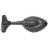 Parts Unlimited Universal Mirror - Carbon Fiber