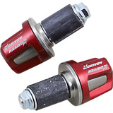 DRIVEN RACING DBEWRERD Driven Racing Bar Ends - Revolt - Red Dbew-Re-Rd