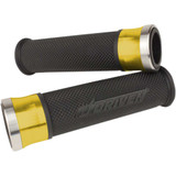 DRIVEN RACING DHSGD Driven Racing Grips - Halo - Gold/Black Dhs-Gd