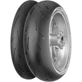 CONTINENTAL 02446590000 Continental Tire - Contiraceattack 2 Street - Rear - 180/55Zr17 - (73W) 02446590000