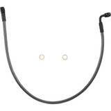 MAGNUM SHIELDING AS77224 Magnum Shielding Brake Line - Front - 10 Mm - 90 - 24" - Karbonfibr As77224