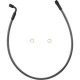 Magnum Shielding Brake Line - Front - 10 Mm - 90 - 26" - Karbonfibr As77226