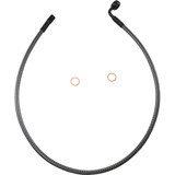 Magnum Shielding Brake Line - Front - 12 Mm - 90 - 30" - Karbonfibr As778030