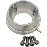 WSM 00666001 Wsm Carburetor Adapter With Oil Injection - Silver - 38 Mm 006-660-01