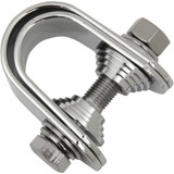 Drag Specialties Mini Speedometer/Tachometer Clamp - For 1"/1.25" Tube - Chrome