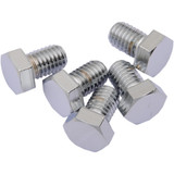 Drag Specialties Bolts - Hex-Head - Chrome - 1/2"-13 X 1"