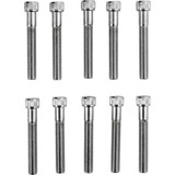 DRAG SPECIALTIES DS-190565 Drag Specialties Bolts - Socket-Head/Replacement - Knurled/Fine Thread - 1/4"-28 X 1-3/4" - 10 Pack