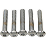 DRAG SPECIALTIES DS192323 Drag Specialties Bolts - Button Head/Replacement - 1/4"-20 X 2" - 5 Pack