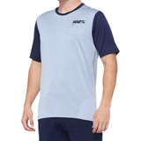 100% 4002700011 100% Ridecamp Short-Sleeve Jersey - Blue/Navy - Medium 40027-00011