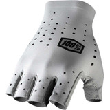 100% 1002100005 100% Sling Short Finger Gloves - Gray - Small 10021-00005
