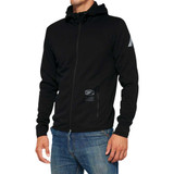 100% 2003700000 100% Viceroy Tech Zip Hoodie - Black - Small 20037-00000