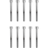 DRAG SPECIALTIES DS-190593S Drag Specialties Bolts - Socket-Head - Replacement - Smooth/Coarse Thread - #10-24 X 1-3/4" - 10 Pack