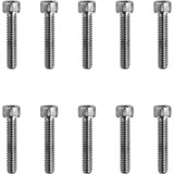 DRAG SPECIALTIES DS-190590 Drag Specialties Bolts - Socket-Head - Replacement - Knurled/Coarse Thread - #10-24 X 1" - 10 Pack