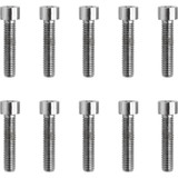 Drag Specialties Bolts - Socket-Head - Replacement - Smooth/Fine Thread - #10-32 X 7/8" - 10 Pack