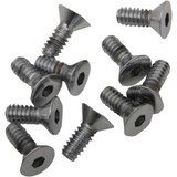 Drag Specialties Bolts - Flat-Head - Chrome - 10-24 X 1/2"