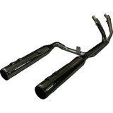 2-Into-2 Dominator Exhaust System With 4-1/2" Mufflers - Eclipse With Race Tip - Twin Cam 201150 2-Into-2 Dominator Exhaust System With 4-1/2" Mufflers - Eclipse With Race Tip - Twin Cam 201150