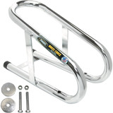 Pingel Wheel Chock - Permanent - Chrome - 3-1/2" Wc-35H