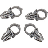 DRAG SPECIALTIES DS-272333 Drag Specialties Handlebar Wiring Clips- 3/8" - 4Pk