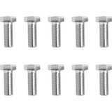 Drag Specialties Bolts - Hex Head/Replacement - Fine Thread - 3/8"-24 X 1" - 10 Pack