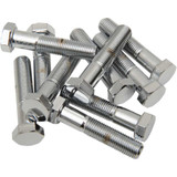 DRAG SPECIALTIES DS-190649 Drag Specialties Bolts - Hex Head/Replacement - Fine Thread - 3/8"-24 X 2" - 10 Pack