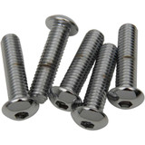 DRAG SPECIALTIES DS192327 Drag Specialties Bolts - Button Head/Replacement - 3/8"-16 X 1-1/4" - 5 Pack