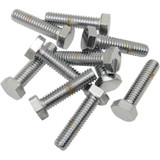 Drag Specialties Bolts - Hex-Head - Chrome - 5/16"-18 X 1"