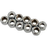 Drag Specialties Nuts - Nylon - Chrome - 5/16"-24