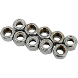 DRAG SPECIALTIES DS-190527 Drag Specialties Nuts - Nylon - Chrome - 5/16"-24