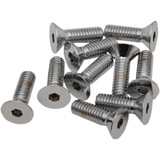 Drag Specialties Bolts - Flat-Head - Chrome - 5/16"-18 X 3/4"