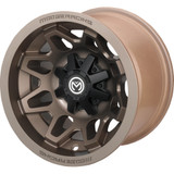 Moose Utility Wheel - 416X - Rear - Bronze - 12X8 - 4/156 - 4+4 416Mo128156Bz4