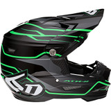 6D Helmets Atr-2 Helmet - Phase - Black/Green - Large 12-2847