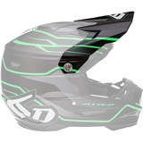 6D Helmets Atr-2 Visor - Phase - Black Green 72-6101