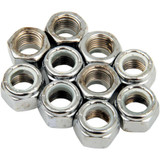 DRAG SPECIALTIES DS-190531 Drag Specialties Nuts - Nylon - Chrome - 7/16"-20