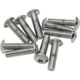 DRAG SPECIALTIES DS-190822 Drag Specialties Bolts - Button Head/Replacement - #8-32 X 1/2" - 10 Pack