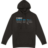 YAMAHA APPAREL LEM25S-M35-M Yamaha Apparel Yamaha Racing Moto Hoodie - Black - Medium Lem25S-M35-M